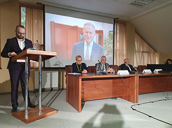 Participants of the annual plenum of the Association of Obstetricians and Gynecologists of Ukraine in Uzhhorod