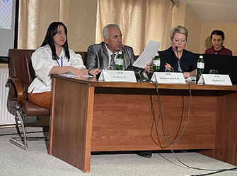 Participants of the annual plenum of the Association of Obstetricians and Gynecologists of Ukraine in Uzhhorod